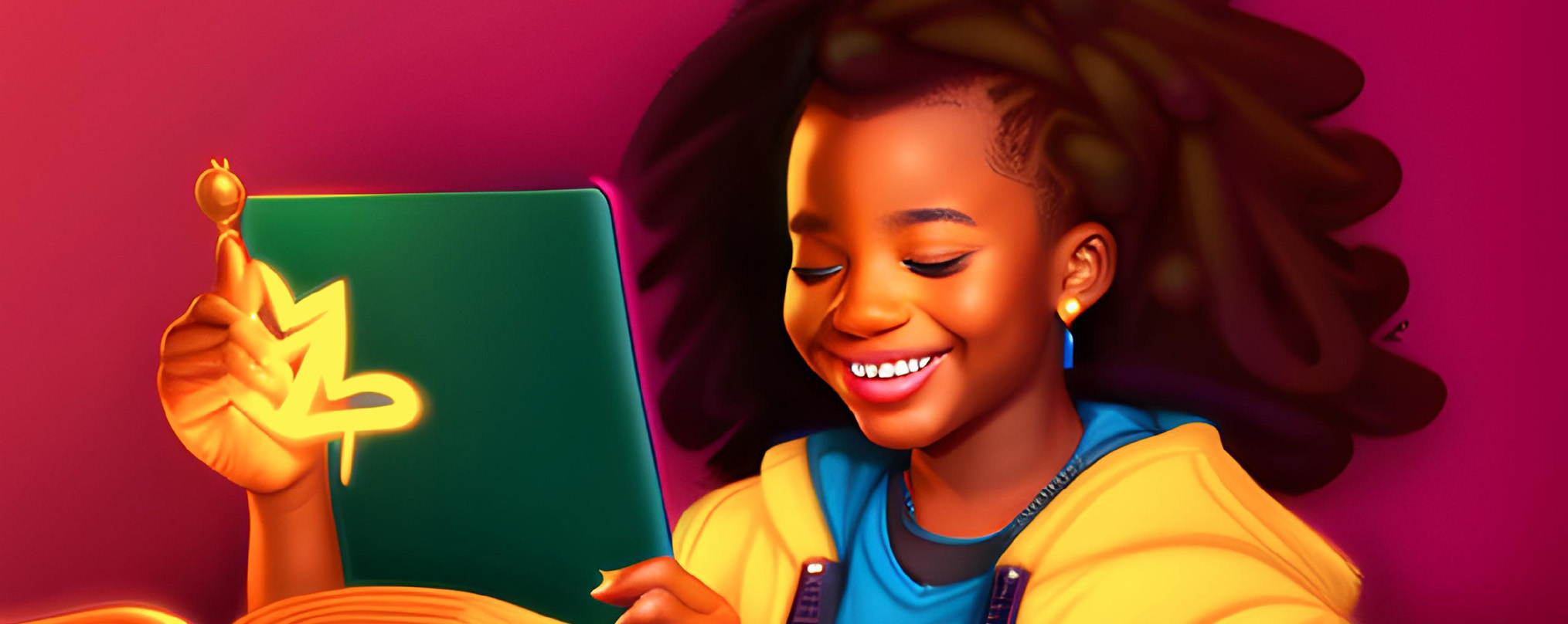 Unlock student potential - student reading